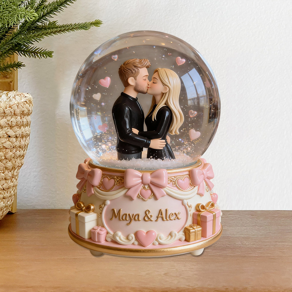 Best Valentine Gift For Her/ Him - Personalized Couple Custom Shaped Acrylic Plaque