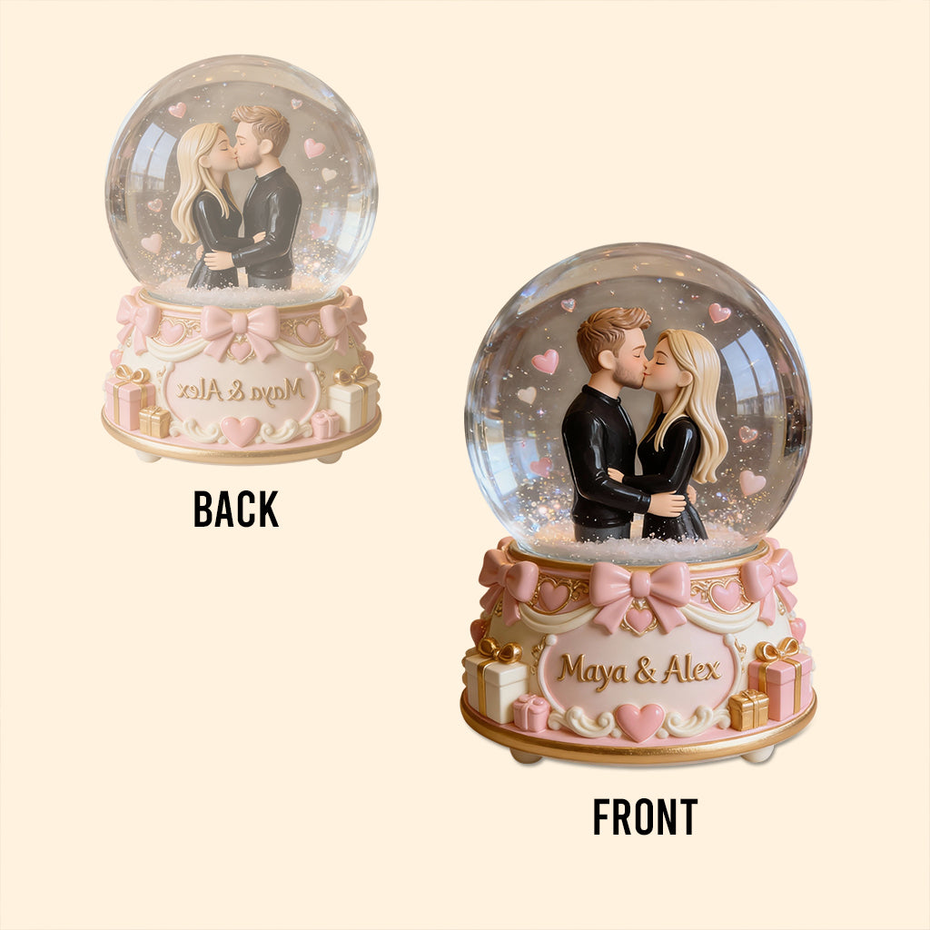 Best Valentine Gift For Her/ Him - Personalized Couple Custom Shaped Acrylic Plaque