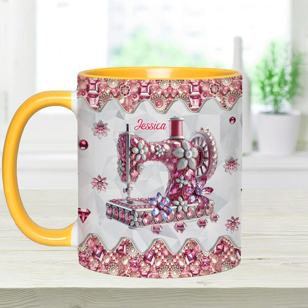 Love Sewing - Personalized Sewing Accent Mug