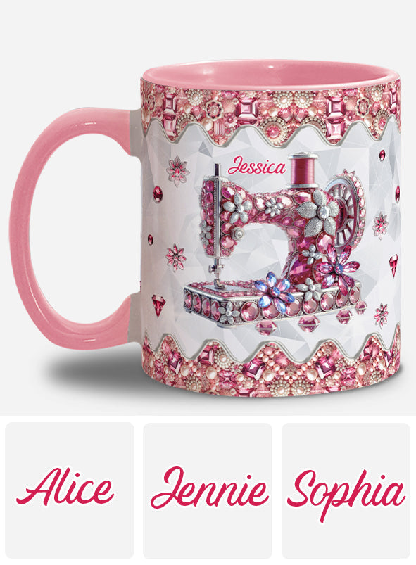 Love Sewing - Personalized Sewing Accent Mug