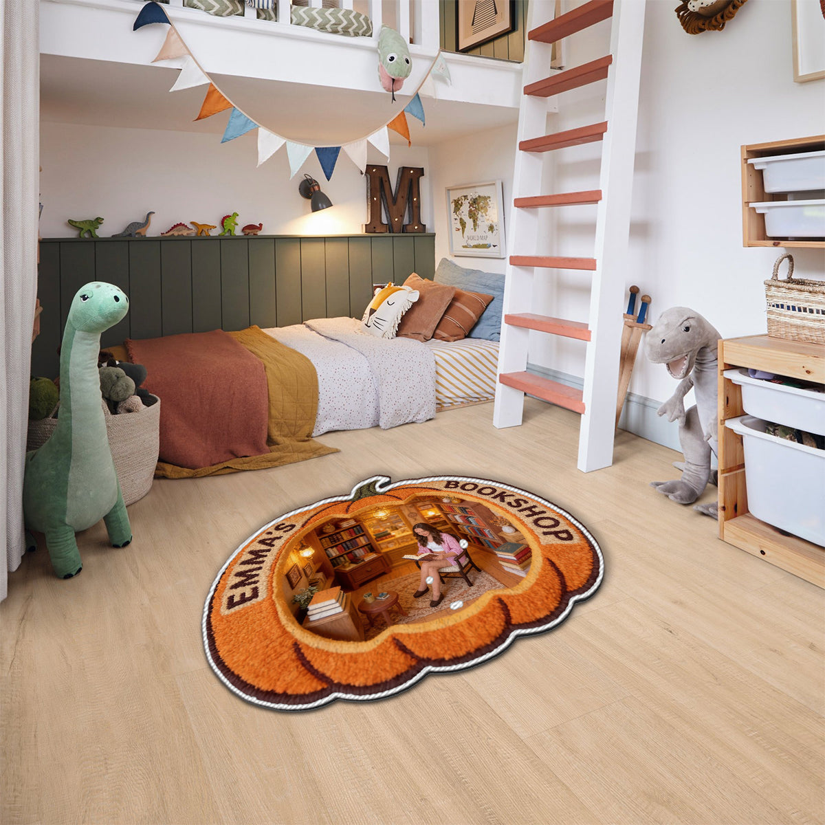 Shop Miniature - Personalized Coffee Non-Slip Tufted Rug