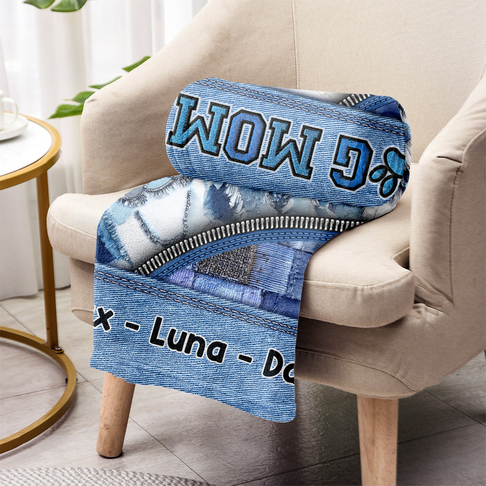 Cute Dogs - Personalized Dog Blanket