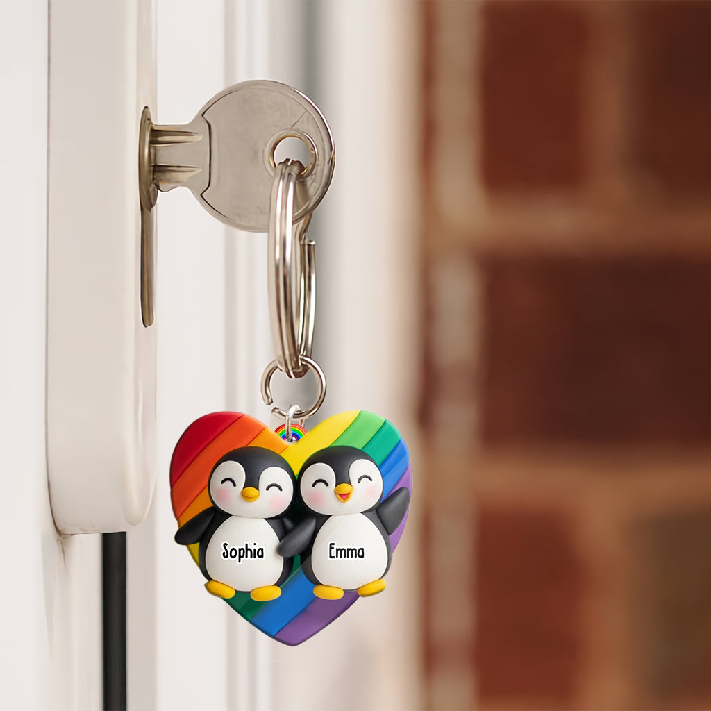 Love Is Love - Personalized LGBT Support Keychain