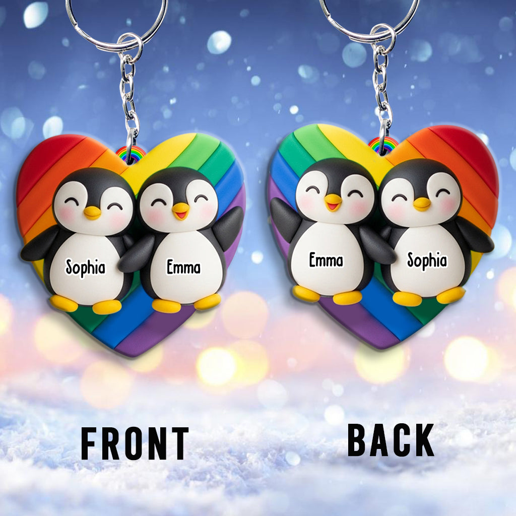 Love Is Love - Personalized LGBT Support Keychain