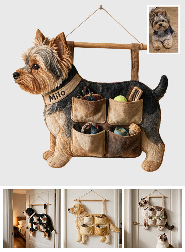 Gift For Dog Lovers - Personalized Dog Hanging Organizer
