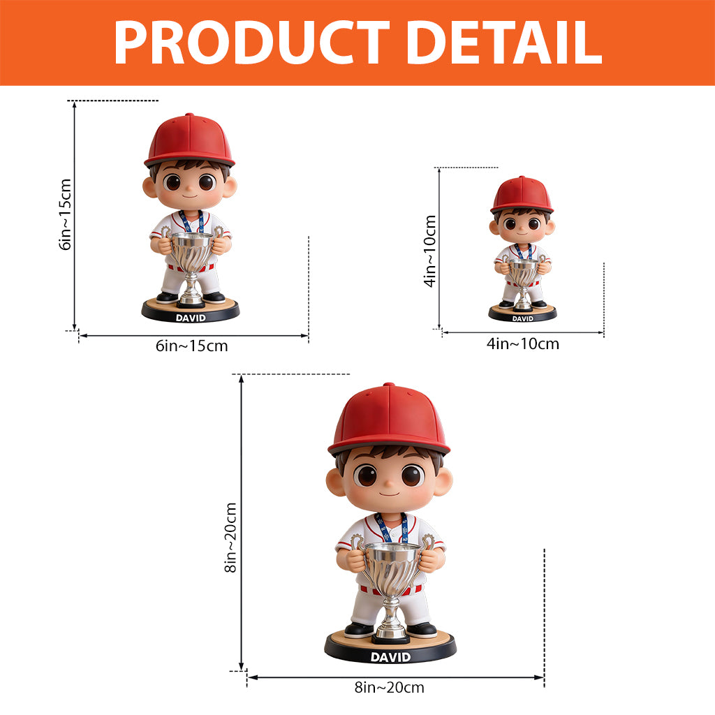 Trophy Moments - Personalized Baseball Custom Shaped Acrylic Plaque