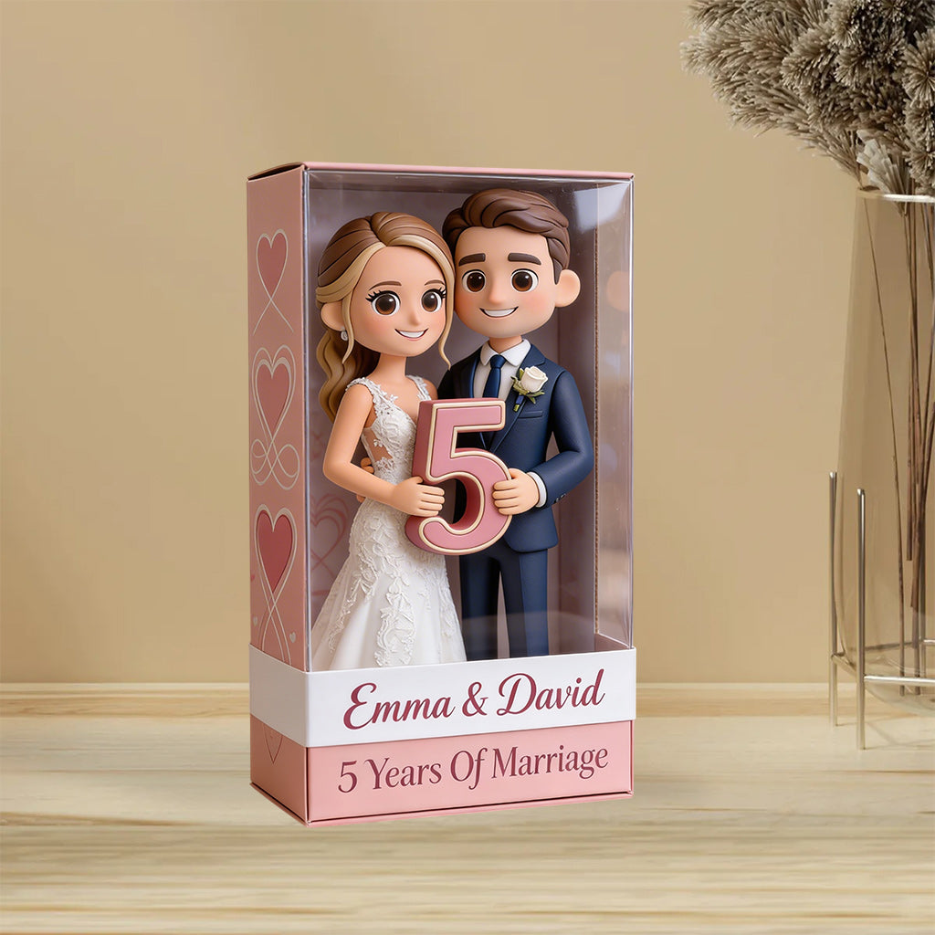 Custom Any Photo Happy Anniversary - Personalized Couple Custom Shaped Acrylic Plaque