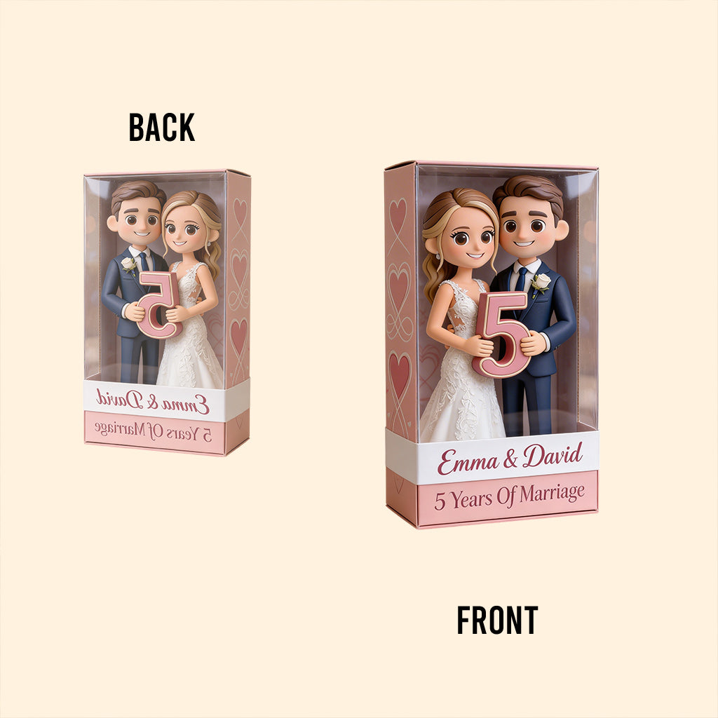 Custom Any Photo Happy Anniversary - Personalized Couple Custom Shaped Acrylic Plaque