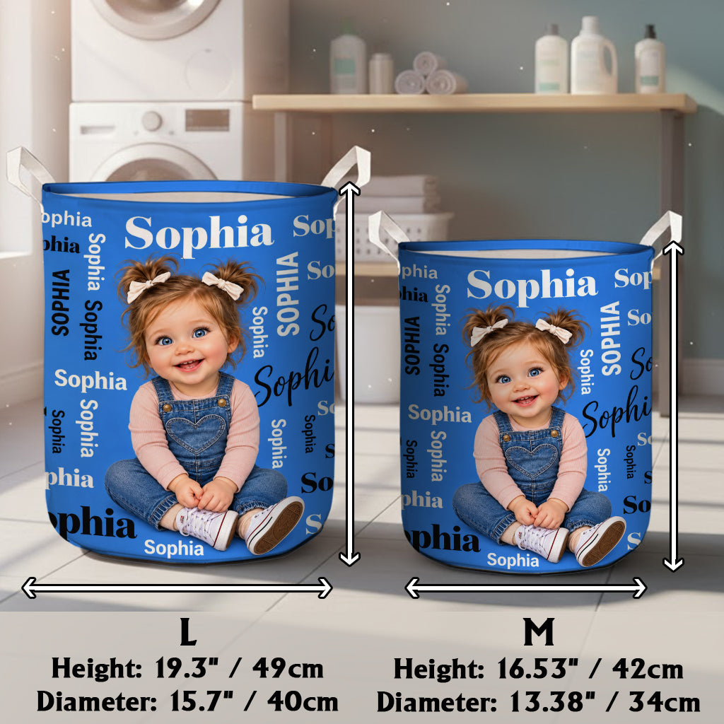 Merry Christmas - Personalized Kid Storage Basket