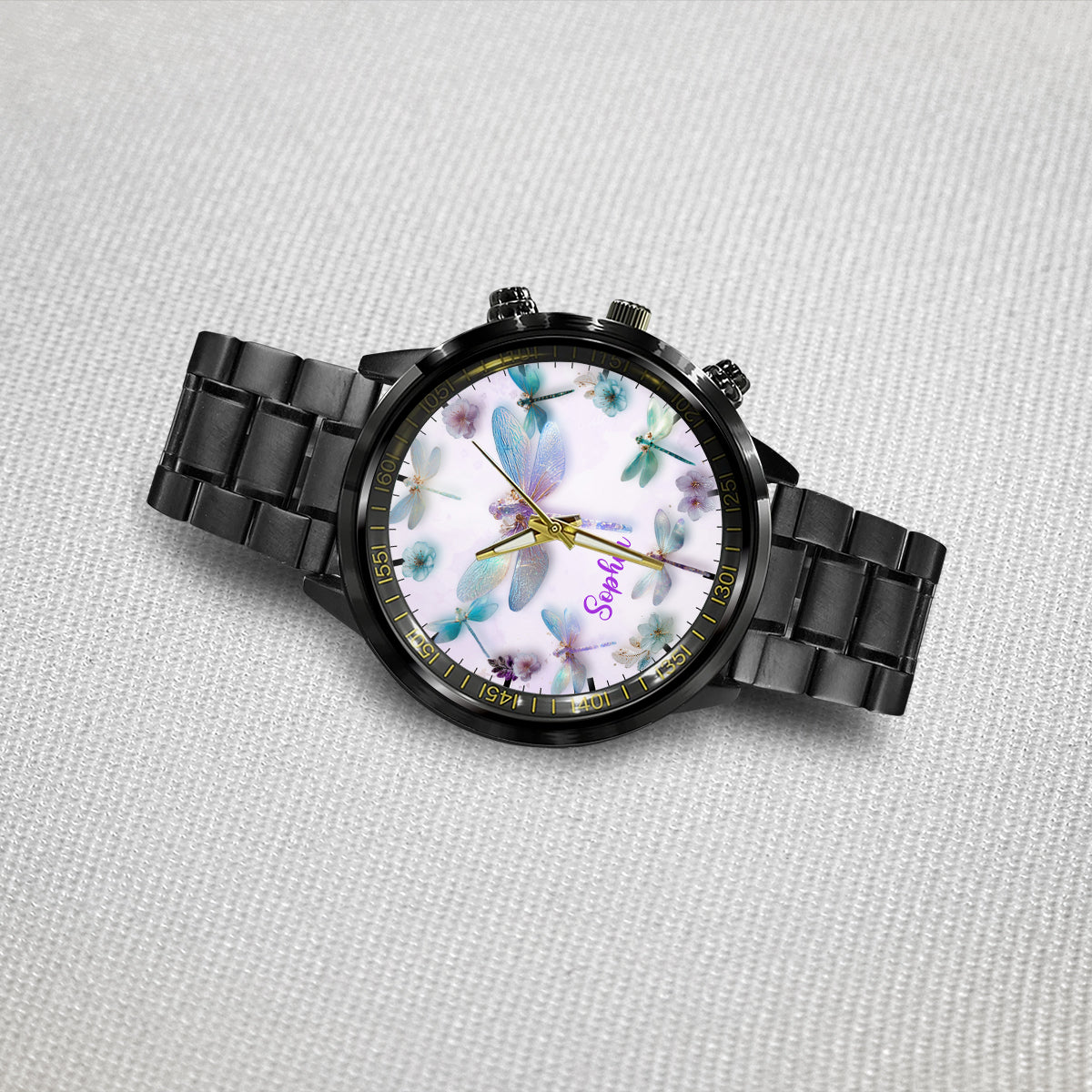 Whispering Wings Dragonflies - Personalized Dragonfly Hand Watch
