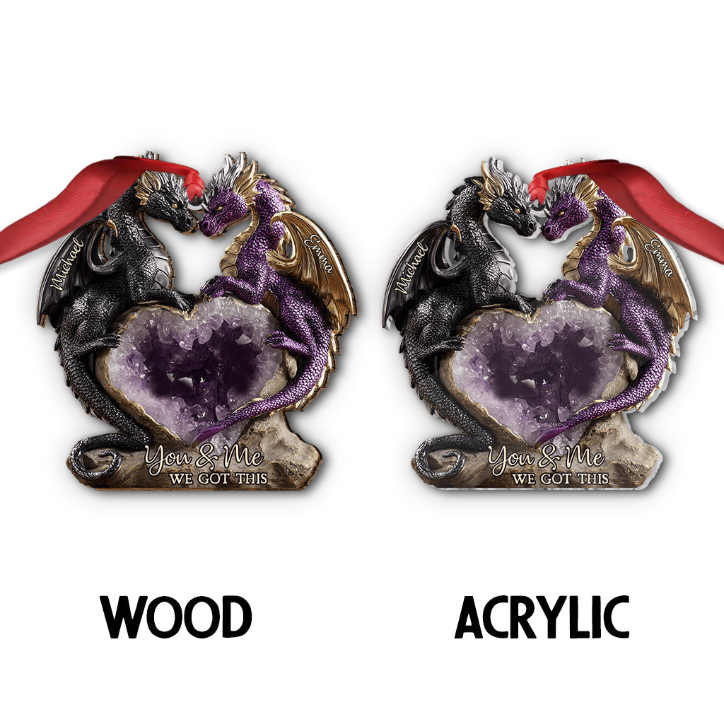 Toi et moi, on gère ! - Ornement de dragon personnalisé