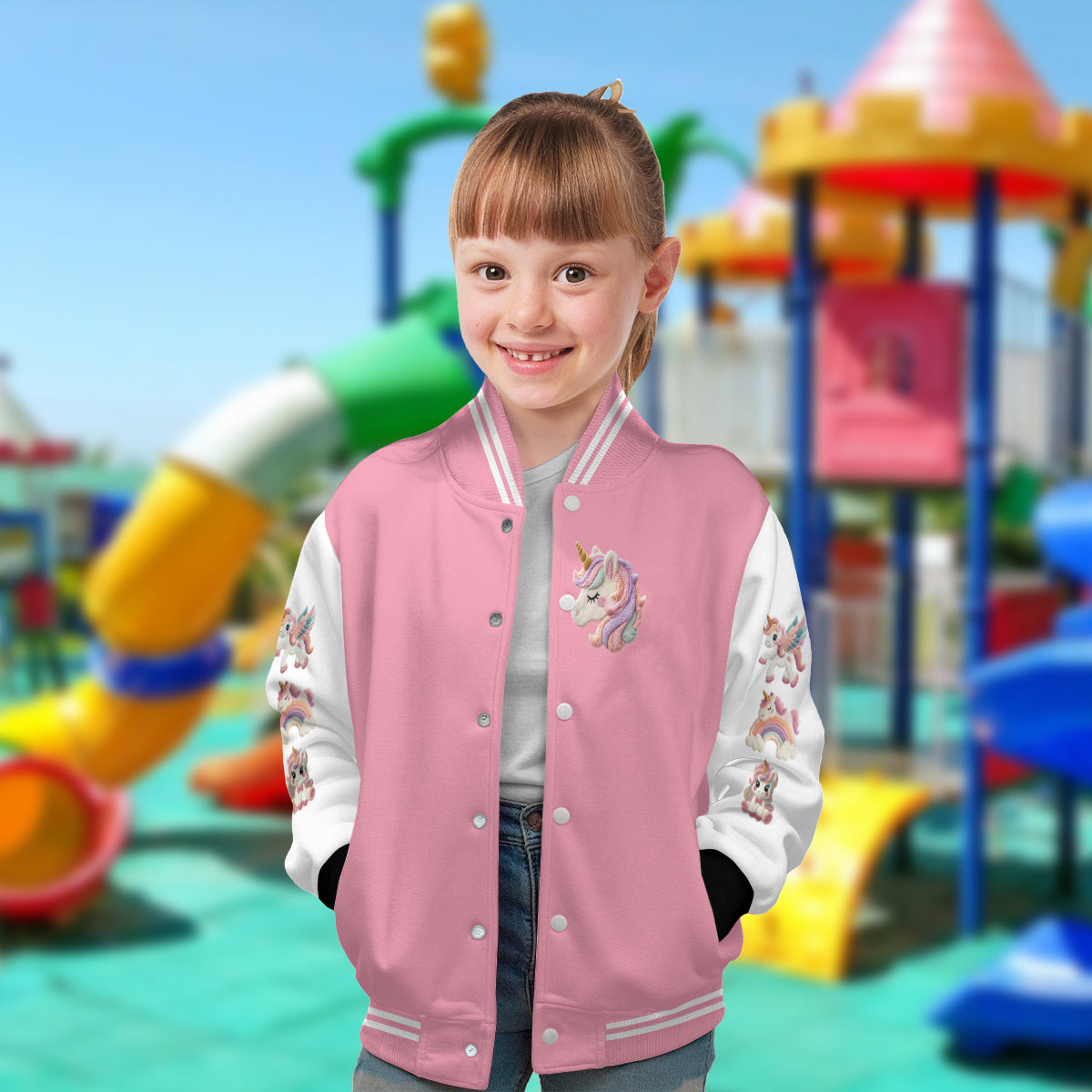 Perfect Gift For Kids - Personalized Kid Varsity Jacket