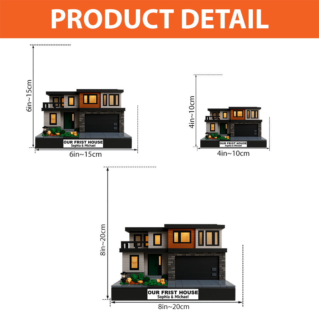 Custom House Building From Photo - Personalized Couple Custom Shaped Acrylic Plaque