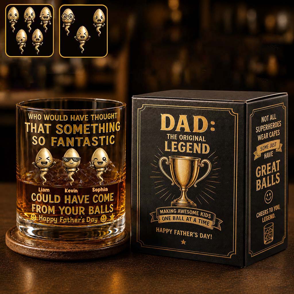 Das fantastische Etwas - Personalisierbares Whiskeyglas mit Geschenkbox