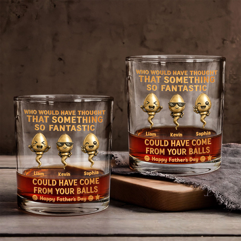 Das fantastische Etwas - Personalisierbares Whiskeyglas mit Geschenkbox