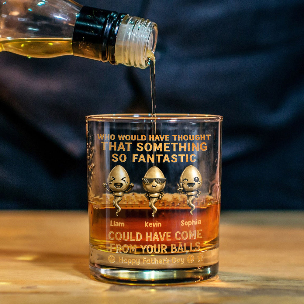 Das fantastische Etwas - Personalisierbares Whiskeyglas mit Geschenkbox