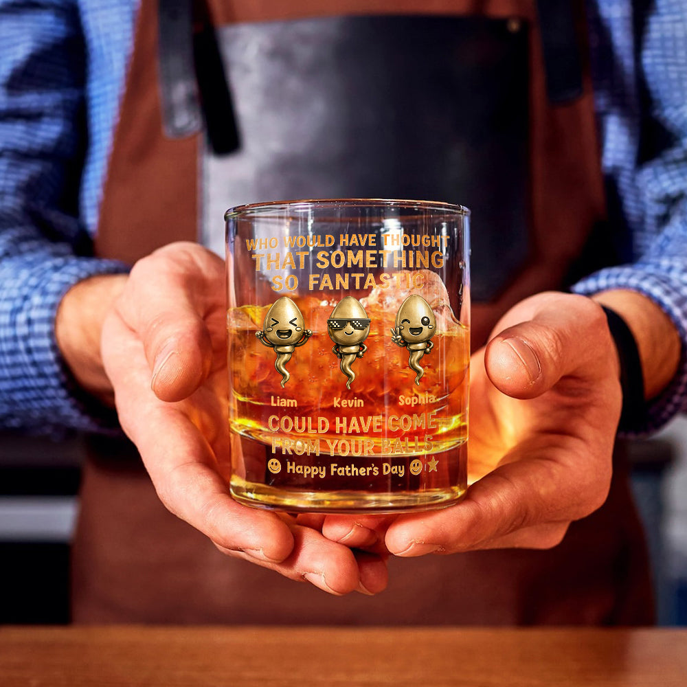 Das fantastische Etwas - Personalisierbares Whiskeyglas mit Geschenkbox