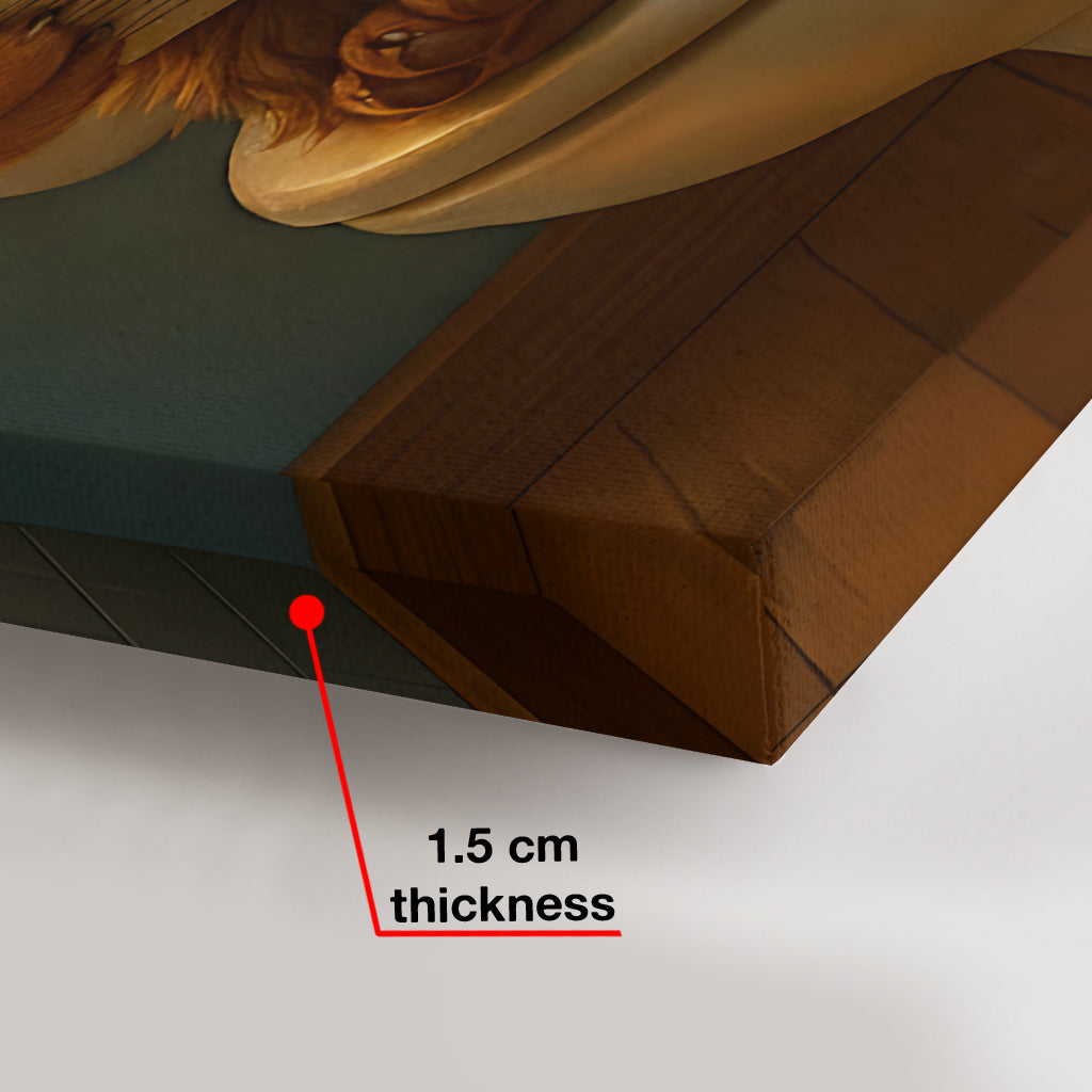 Funny Pet On Toilet - Personalized Dog Canvas And Poster