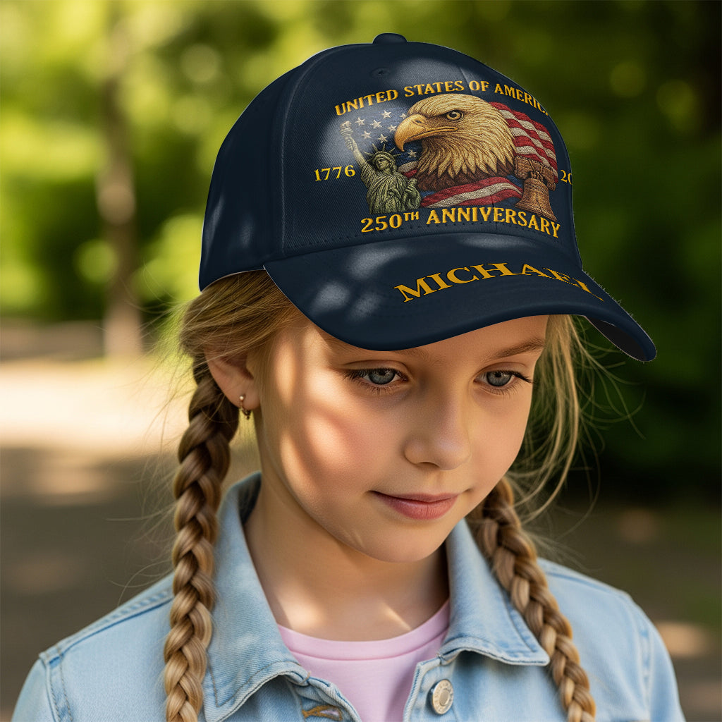 250th Anniversary - Personalized Bald Eagle Classic Cap