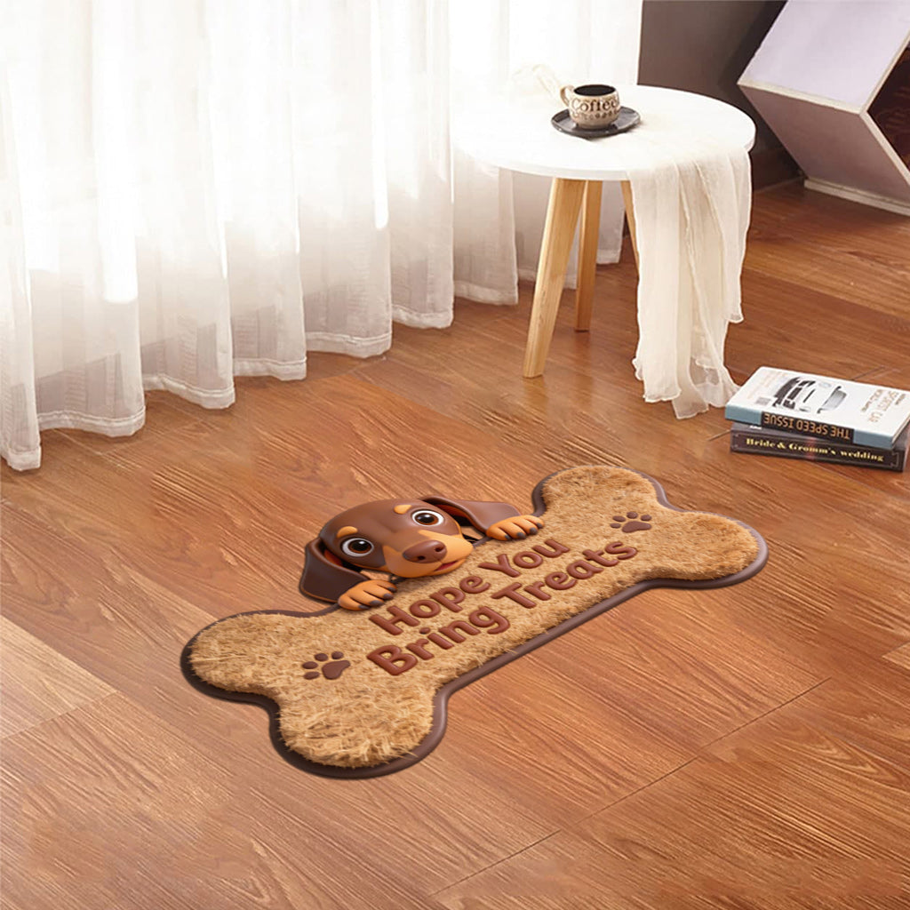 Pet Welcome Doormat, Custom From Any Photo - Personalized Dog Shaped Doormat/ Rug