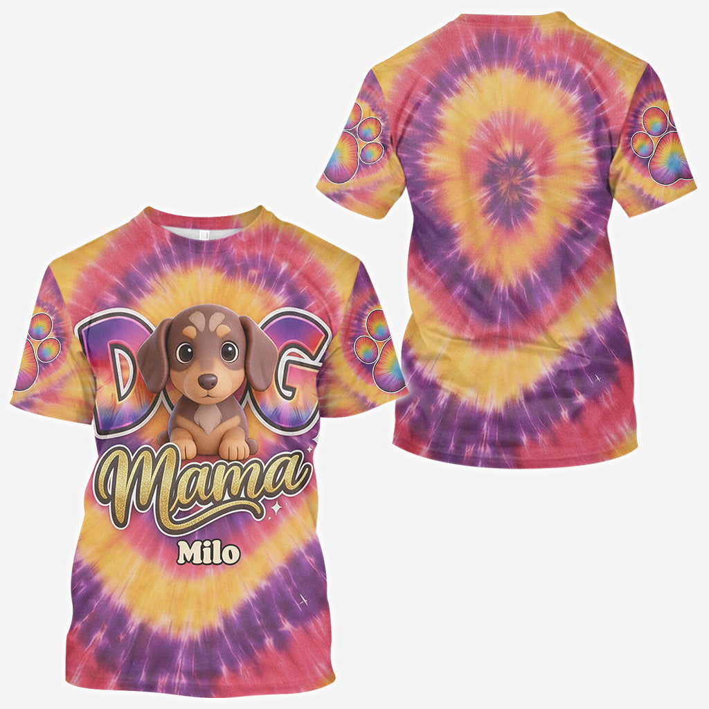 T-shirt Personnalisé Photo Chien Maman - T-shirt Personnalisé
