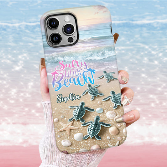 Salty Lil Beach - Personalized Sea Lover Full Print Phone Case