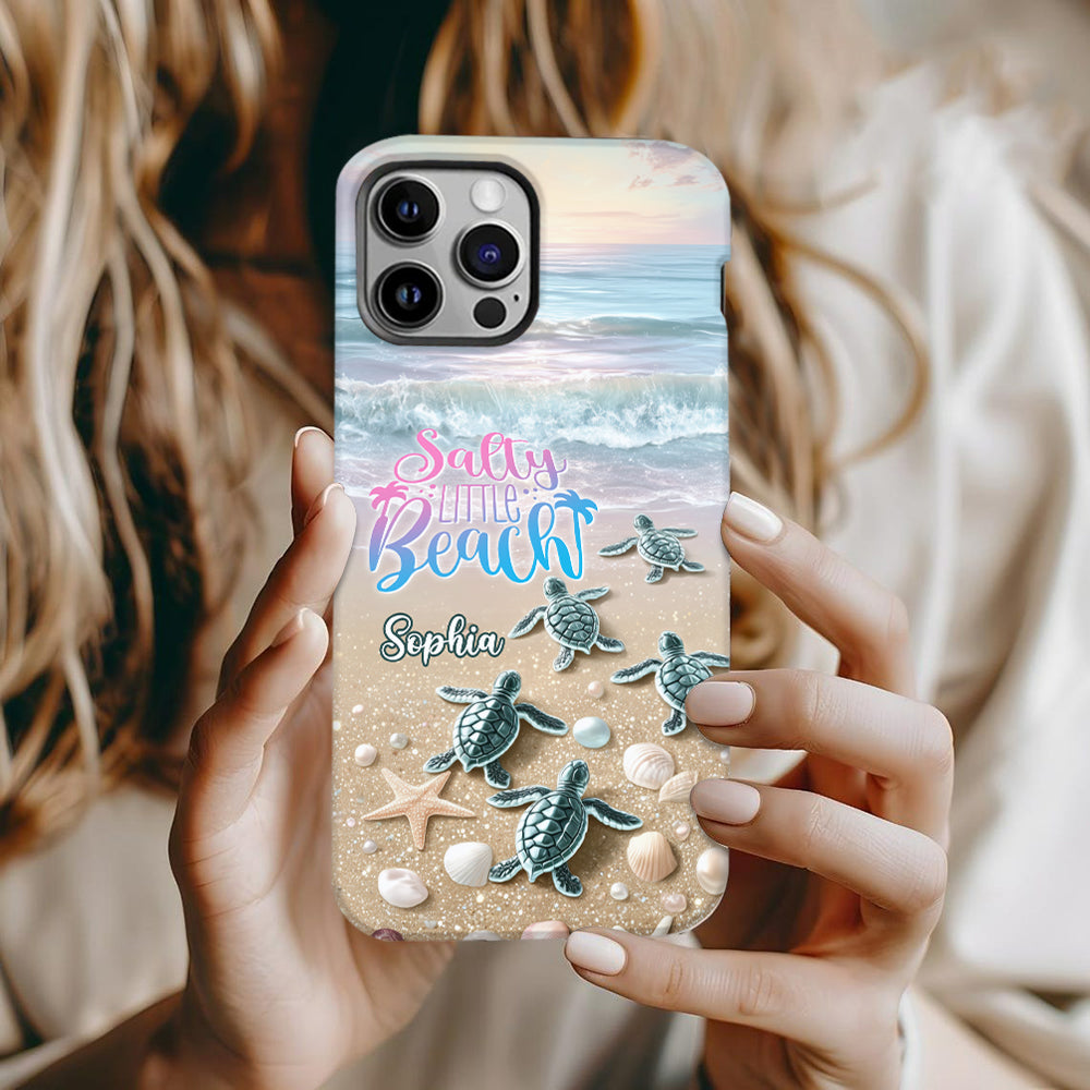 Salty Lil Beach - Personalized Sea Lover Full Print Phone Case