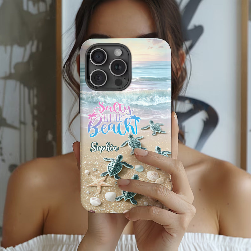 Salty Lil Beach - Personalized Sea Lover Full Print Phone Case