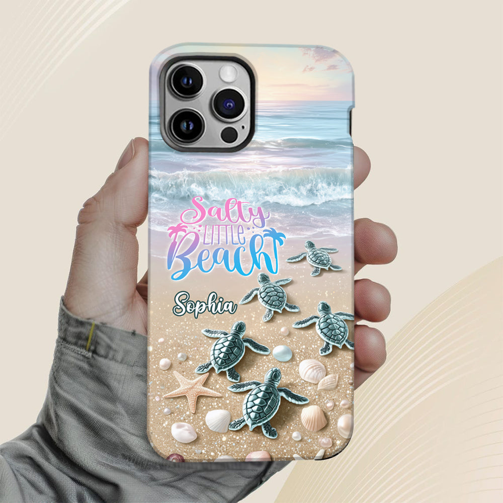 Salty Lil Beach - Personalized Sea Lover Full Print Phone Case