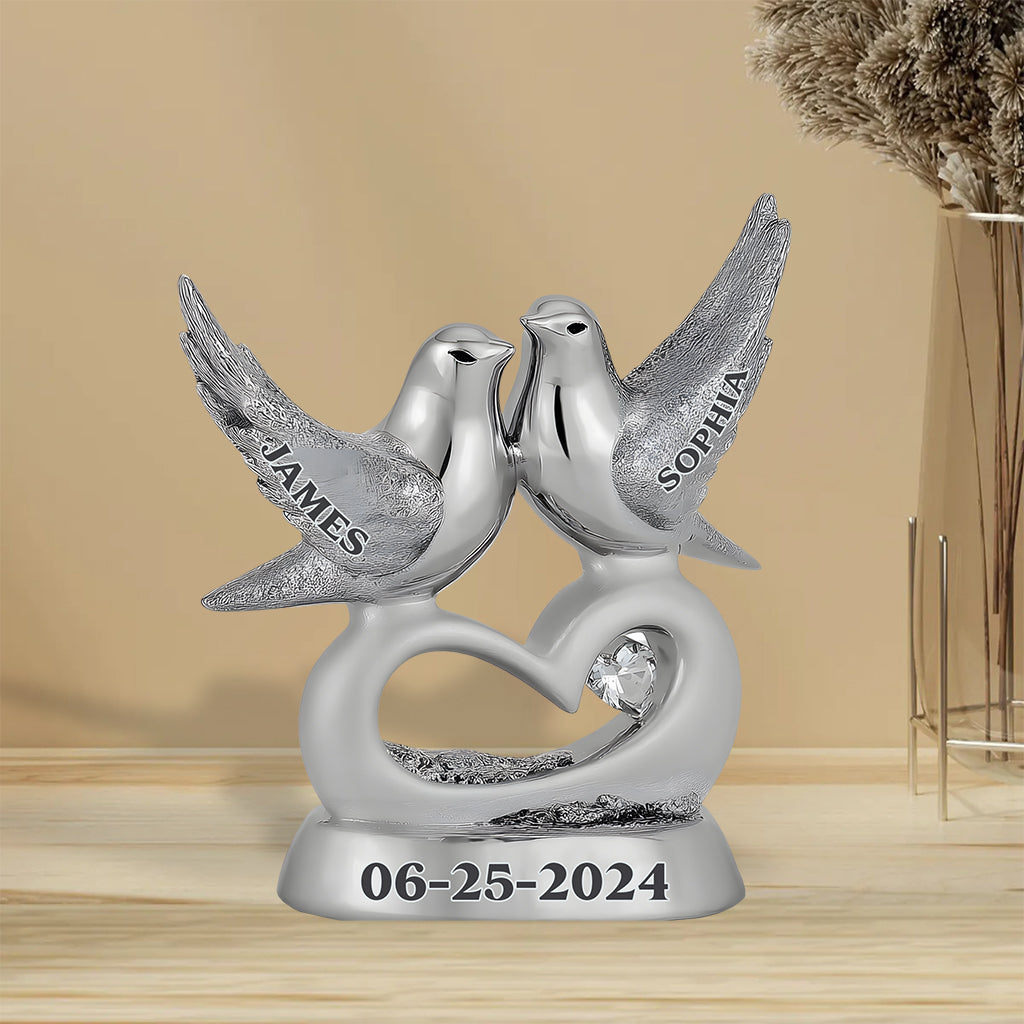 Anniversary Gifts - Personalized Couple Custom Shaped Acrylic Plaque