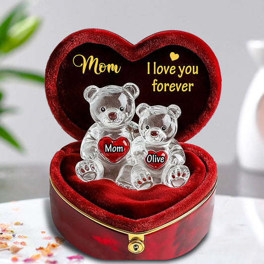 I Love You Mom - Personalized Mother Custom Shaped Acrylic Plaque