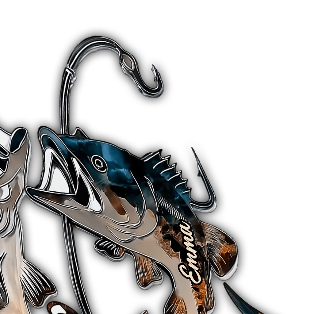 We Reel For Life - Personalized Fishing Cut Metal Sign