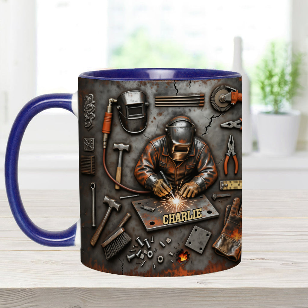 Strong Welder - Personalized Welder Accent Mug