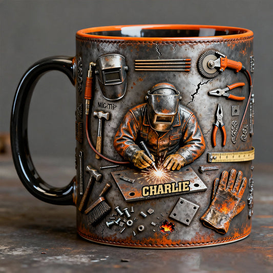 Strong Welder - Personalized Welder Accent Mug