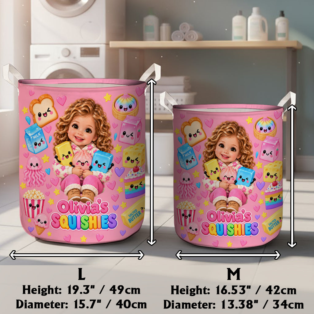 Squishy Basket Gift For kids - Personalized Kid Storage Basket