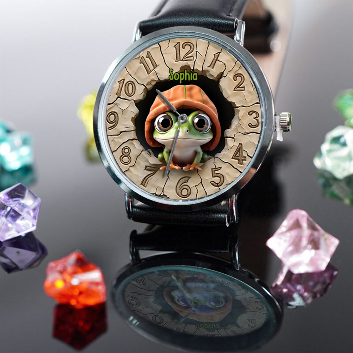 Love Frog - Personalized Frog Hand Watch
