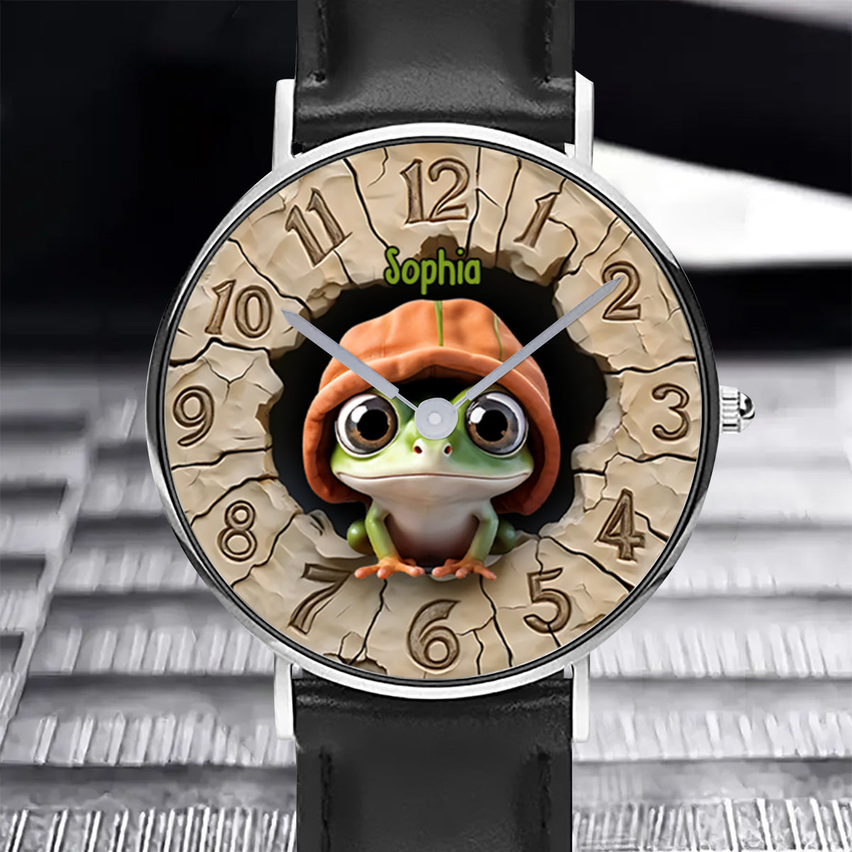 Love Frog - Personalized Frog Hand Watch