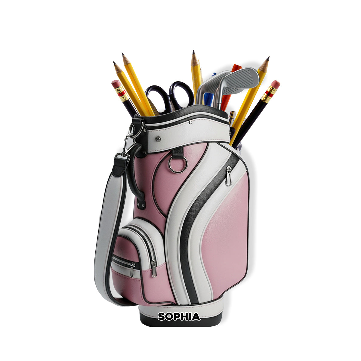 Golfer Life - Porte-stylo en bois personnalisé pour le golf