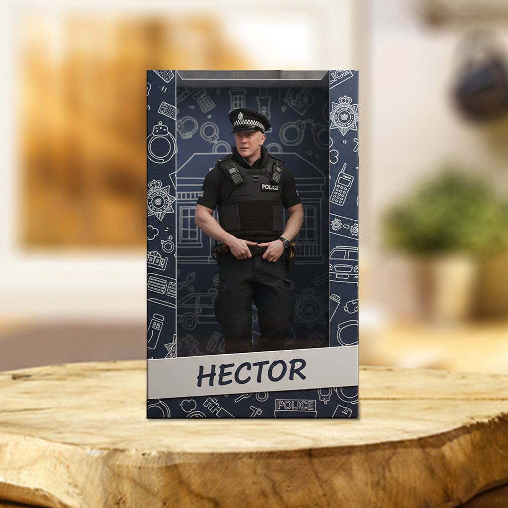 Custom Any Photo - Personalized Police Officer Custom Shaped Acrylic Plaque