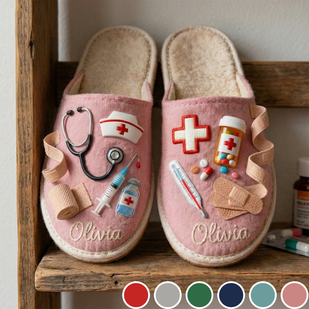 Medical Professionals - Personalized Nurse Slippers