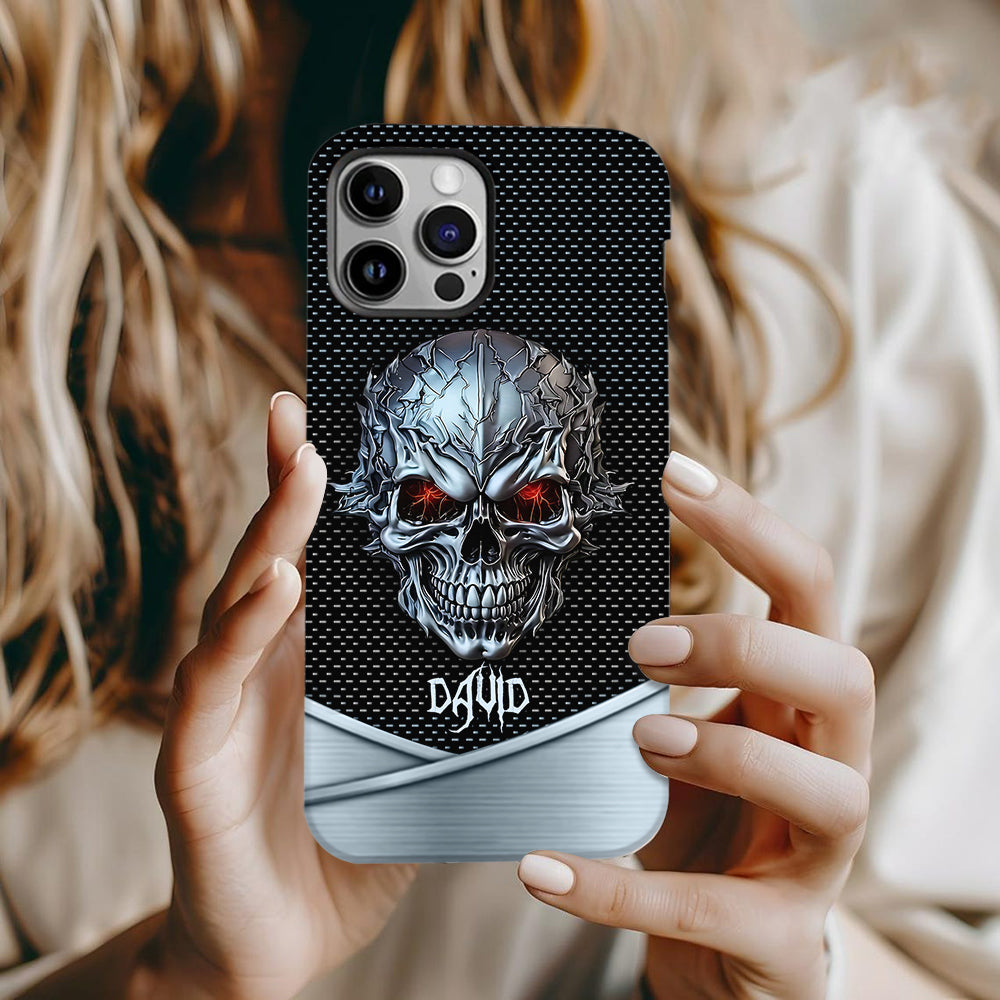 Cool Skull - Personalized Skull Full Print Phone Case