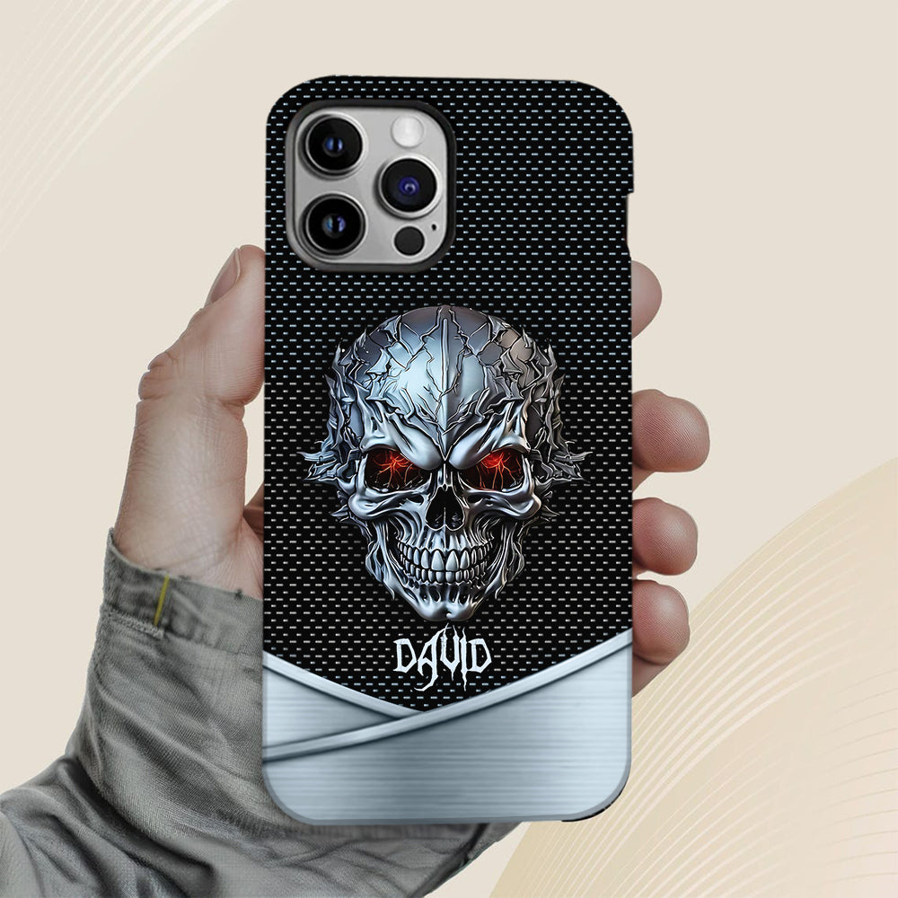 Cool Skull - Personalized Skull Full Print Phone Case