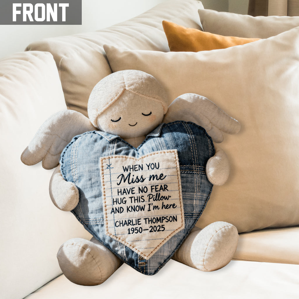 Forever In Our Hearts - Personalized Memorial Shaped Pillow