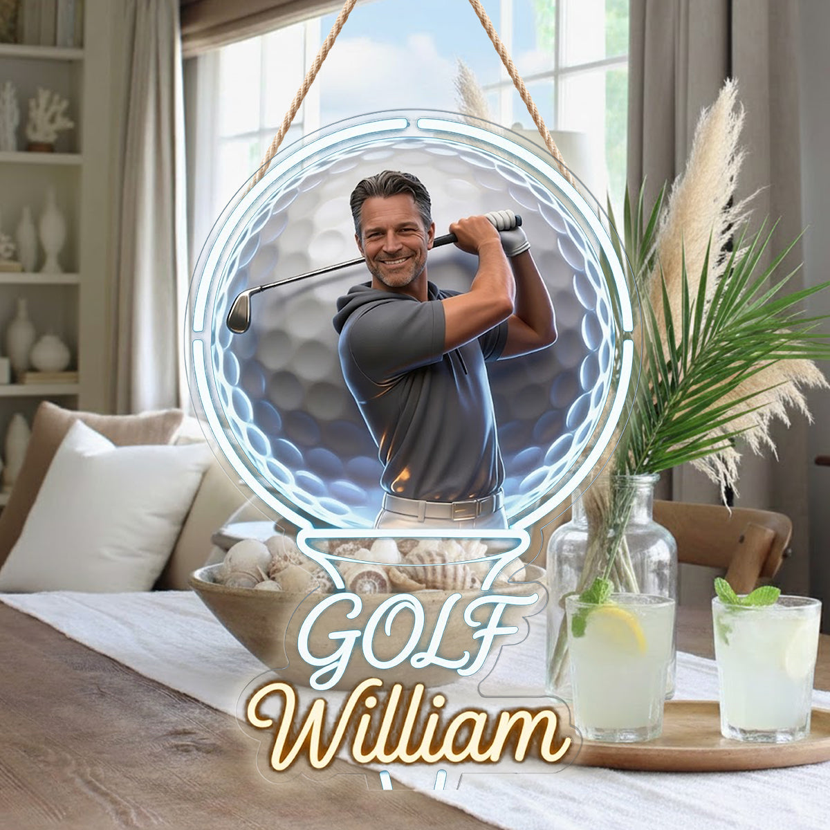 Par Excellence - Personalisierte Golf LED Licht Acrylschild