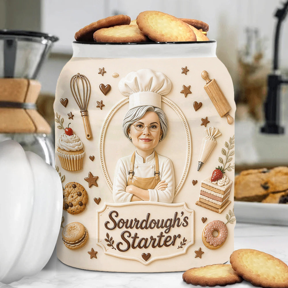 Baker Gift Idea - Personalized Baking Cookie Jar