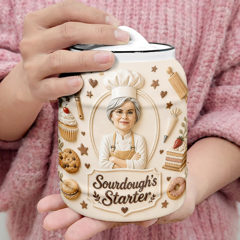 Baker Gift Idea - Personalized Baking Cookie Jar