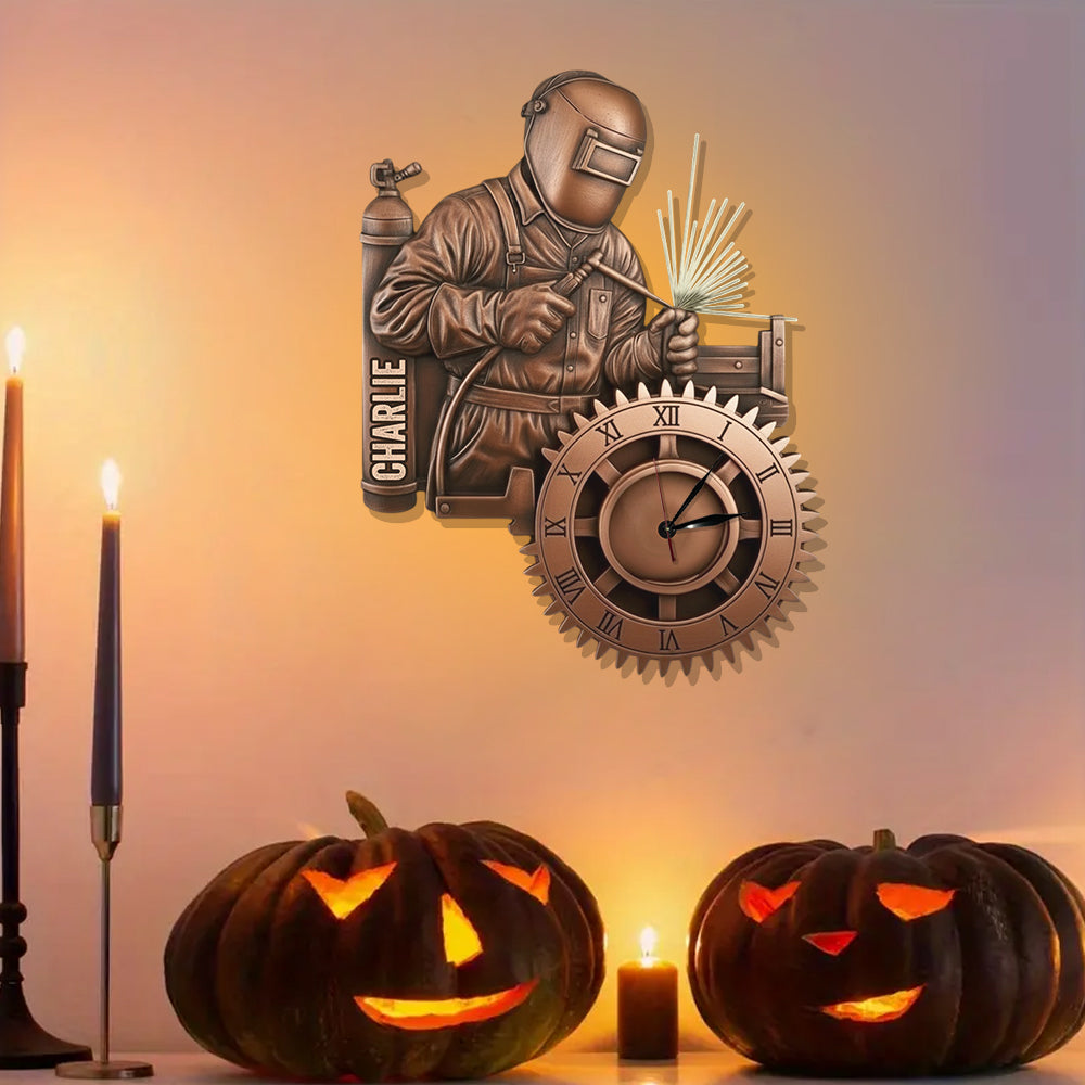 Stärkster Schweißer – Personalisierte Schweißer-LED-Wanduhr