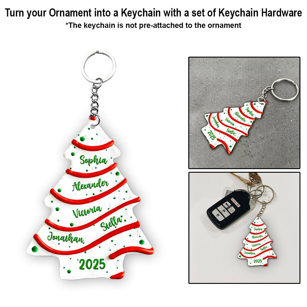 Family Christmas Tree - Personalized Family Ornament