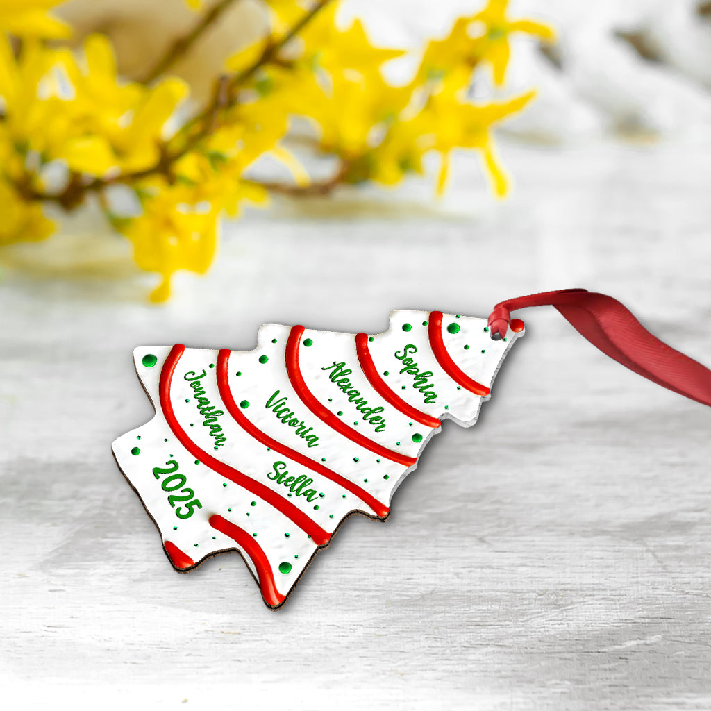 Family Christmas Tree - Personalized Family Ornament