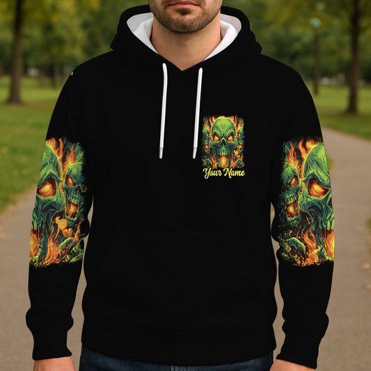 Back Off - Personalized Skull All Over Shirt
